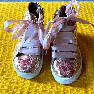Little girl, Michael Kors high tops